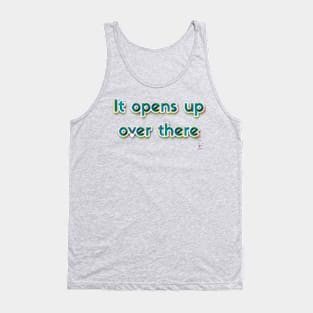 It Opens Up Over There : Hipster Golf Tank Top